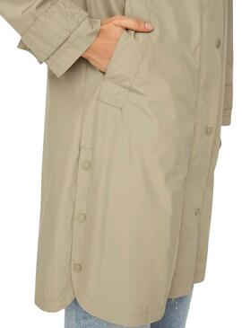 Parka Only Augusta Coat Beige Para Mujer