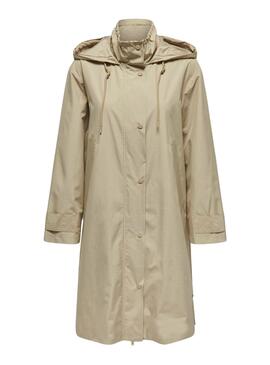 Parka Only Augusta Coat Beige Para Mujer