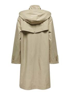 Parka Only Augusta Coat Beige Para Mujer