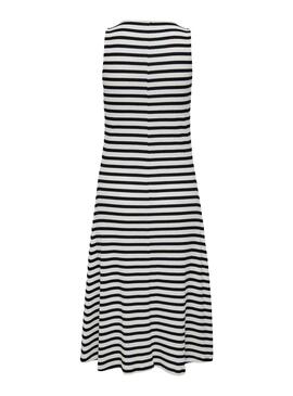 Vestido Only Nella Button Stripe Marino Para Mujer