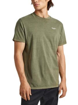 Camiseta Pepe Jeans Jacko Verde Para Hombre