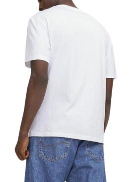 Camiseta Jack and Jones Picture Blanco para Hombre