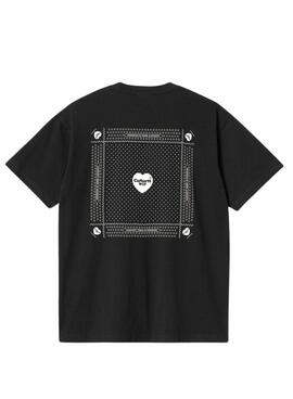 Camiseta Carhartt Heart Bandana Negro Para Hombre