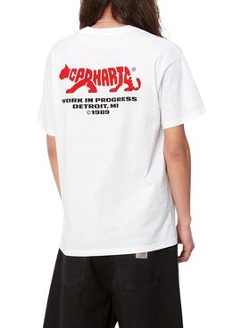 Camiseta Carhartt S/S Rocky Blanco Para Hombre