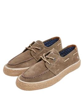 Zapatillas Pepe Jeans Port Coast Beige para Hombre