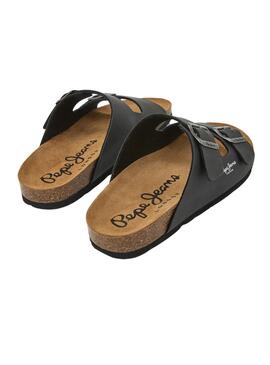 Sandalias Pepe Jeans Kansas Negro para Hombre