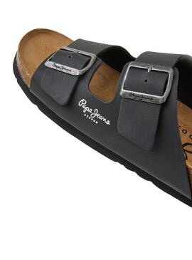 Sandalias Pepe Jeans Kansas Negro para Hombre