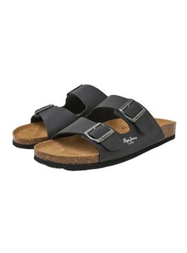 Sandalias Pepe Jeans Kansas Negro para Hombre