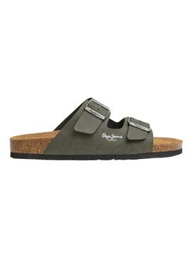 Sandalias Pepe Jeans Kansas Verde para Hombre