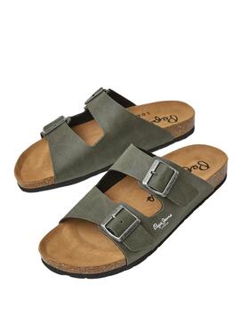 Sandalias Pepe Jeans Kansas Verde para Hombre