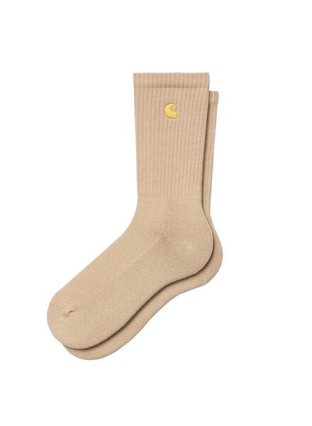 Calcetines Carhartt Chase Socks Beige Para Hombre