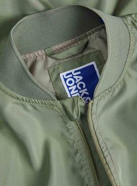 Chaqueta Jack And Jones Oliver Bomber Verde Niño