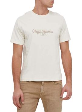 Camiseta Pepe Jeans Chris Blanco Para Hombre