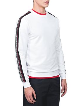 Sudadera Antony Morato Nastro Logato Blanco Hombre