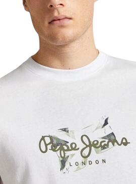 Camiseta Pepe Jeans Count Blanco Para Hombre