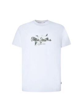 Camiseta Pepe Jeans Count Blanco Para Hombre