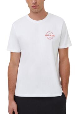 Camiseta Pepe Jeans Craig Blanco Para Hombre