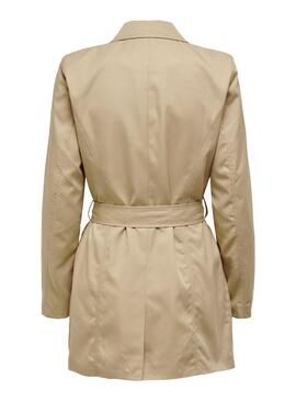 Gabardina Only Valerie Beige para Mujer