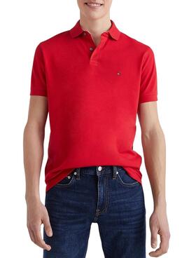 Polo Tommy Hilfiger 1985 Regular Rojo para Hombre