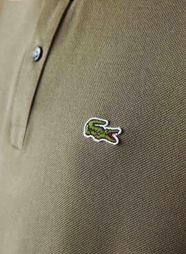 Polo Lacoste Slim Fit Verde Hombre