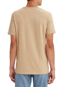 Camiseta Levis SS Original HM Beige Para Hombre