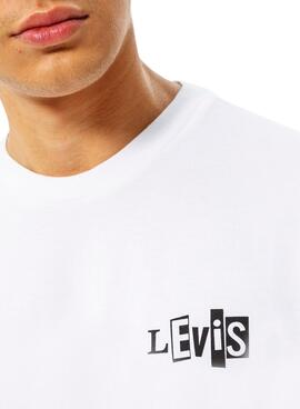 Camiseta Levis Skate Blanco para Hombre