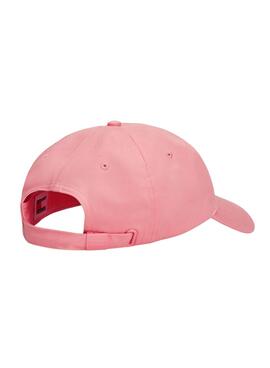 Gorra Tommy Jeans Elongated Flag Rosa