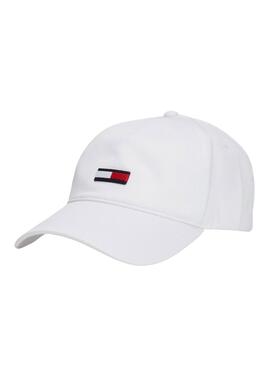 Gorra Tommy Jeans Elongated Flag Blanco