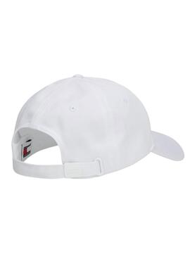 Gorra Tommy Jeans Elongated Flag Blanco