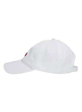 Gorra Tommy Jeans Elongated Flag Blanco