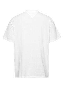 Camiseta Tommy Jeans Spray Pop Blanco Para Hombre