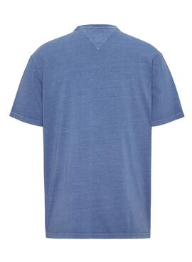 Camiseta Tommy Jeans Washed Badge Azul Para Hombre