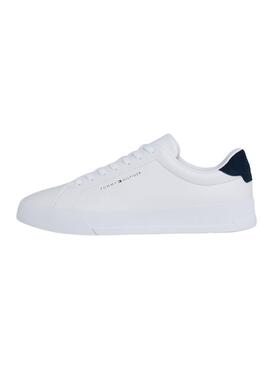 Zapatillas Tommy Hilfiger Court Piel Blanco Hombre