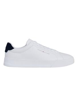 Zapatillas Tommy Hilfiger Court Piel Blanco Hombre