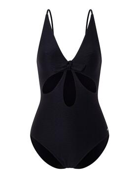 Bañador Pepe Jeans Wave Knot Negro Para Mujer