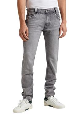 Pantalón Vaquero Pepe Jeans Tapered Gris Hombre