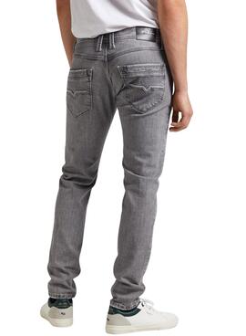 Pantalón Vaquero Pepe Jeans Tapered Gris Hombre