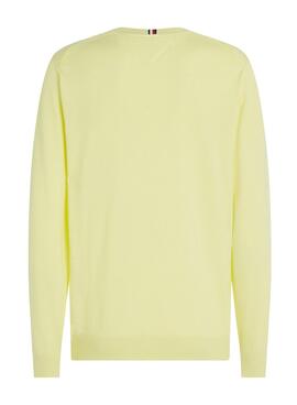 Jersey Tommy Hilfiger Mouline Amarillo Para Hombre