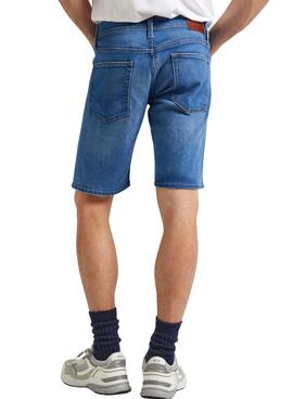 Bermuda Vaquera Pepe Jeans Taper Rotos Para Hombre