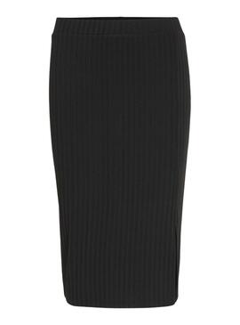 Falda Midi Vila Viribini Negro Para Mujer