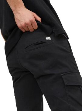 Pantalón Jack /df01 Jones Marco Joe Cargo Negro Hombre