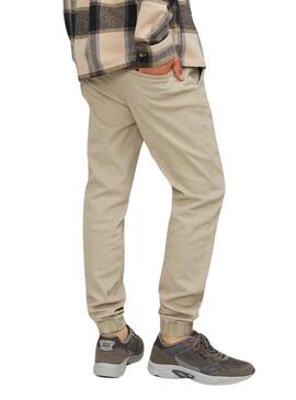 Pantalón Jack And Jones Gordon Dave Jogger Beige