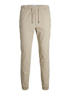 Pantalón Jack And Jones Gordon Dave Jogger Beige