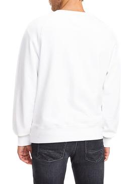 Sudadera Tommy Hilfiger Icon Artwork Blanco Hombre