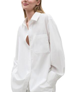 Camisa Ecoalf Andrea Blanco para Mujer