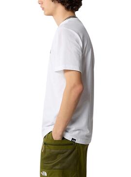 Camiseta The North Face Simple Dome Blanco Hombre