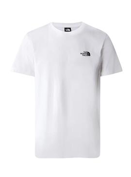 Camiseta The North Face Simple Dome Blanco Hombre