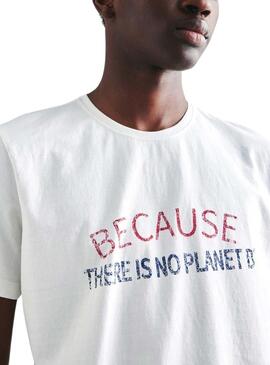 Camiseta Ecoalf Melti Blanco para Hombre
