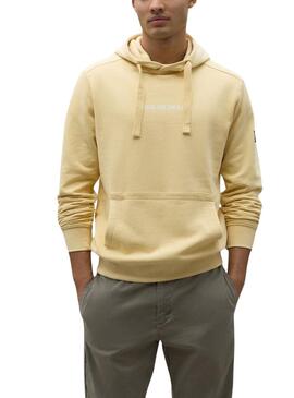 Sudadera Ecoalf Barca Amarillo para Hombre