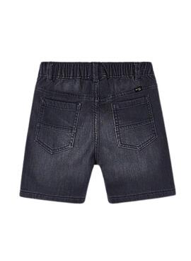 Bermuda Mayoral Soft Denim Jogger Gris Para Niño